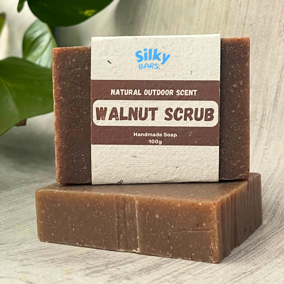 Handmade Essential Oil 'Walnut Scrub' Soap