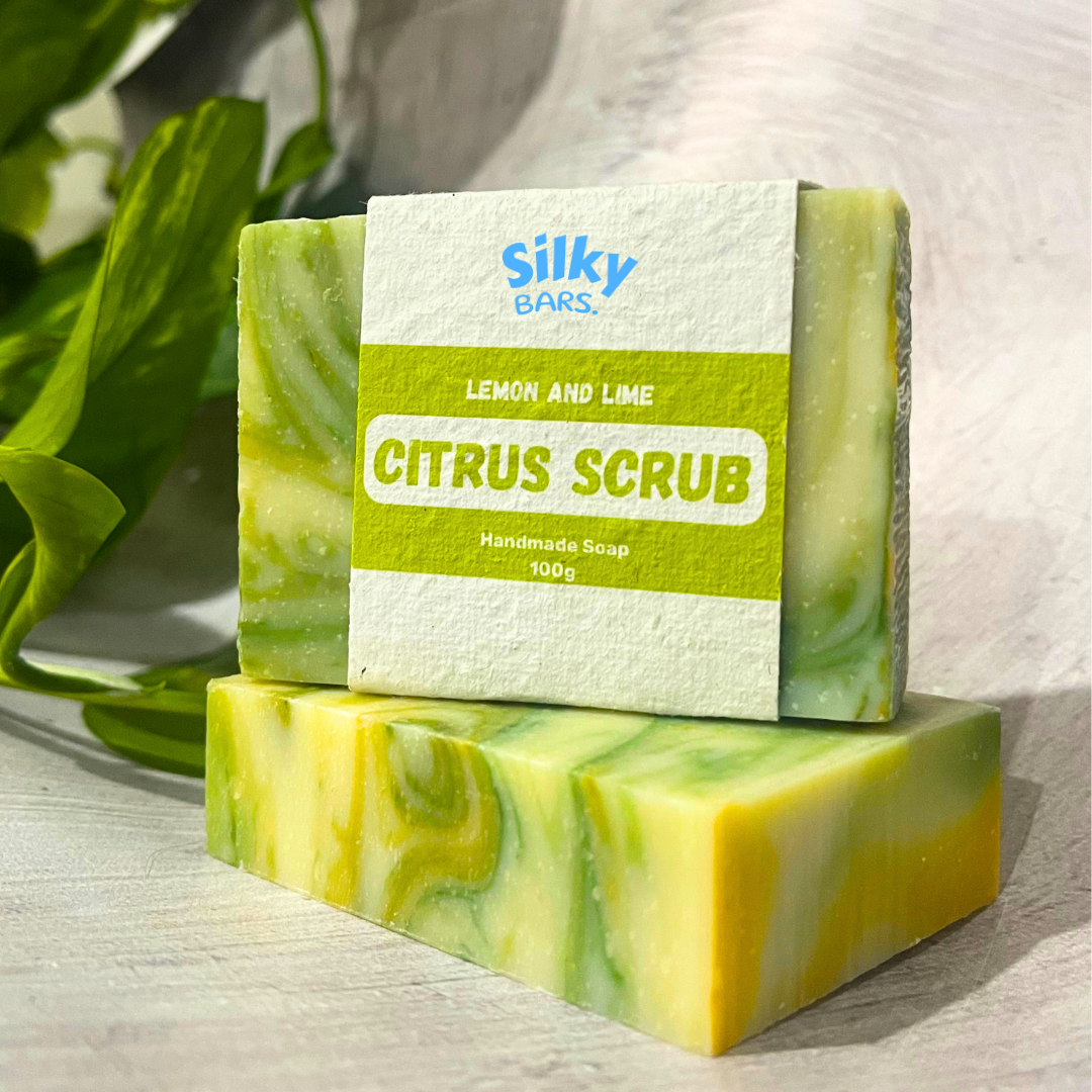Handmade Essential Oil 'Citrus Scrub' Soap
