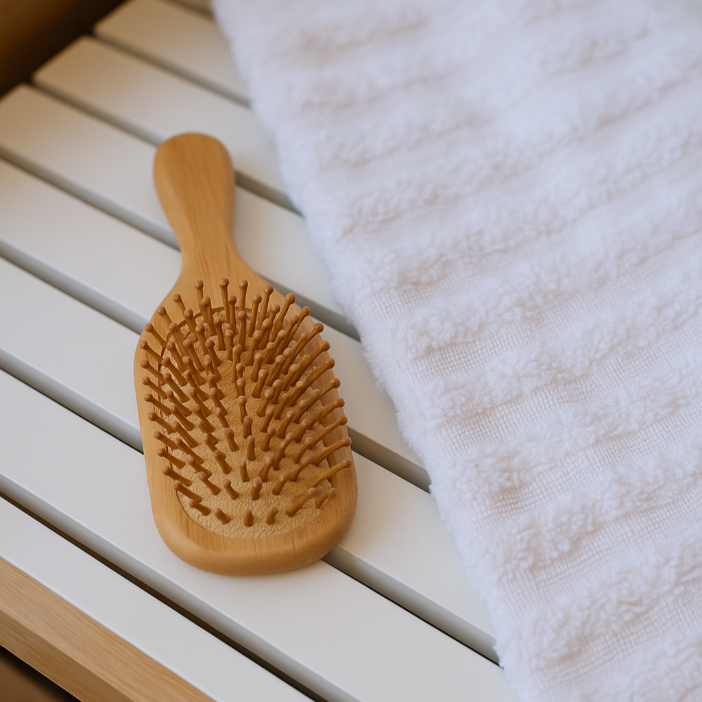 Bamboo Anti-Frizz Travel Hairbrush (Mini)