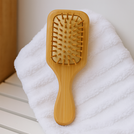 Bamboo Anti-Frizz Travel Hairbrush (Mini)