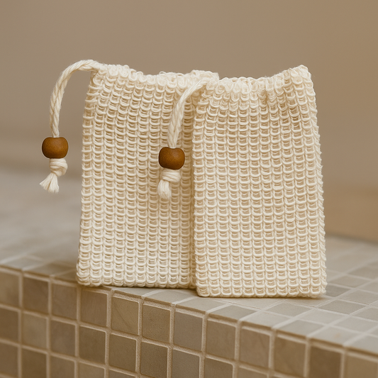 2x Hemp Shampoo Bar Saver & Travel Bags