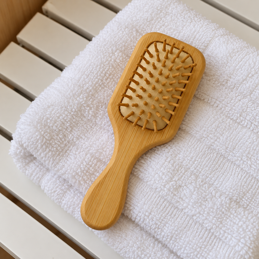 Bamboo Anti-Frizz Travel Hairbrush (Mini)